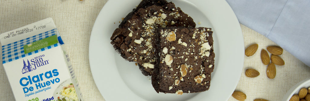 Brownies superpoderosos con Proteína de Albúmina de Huevo San Juan