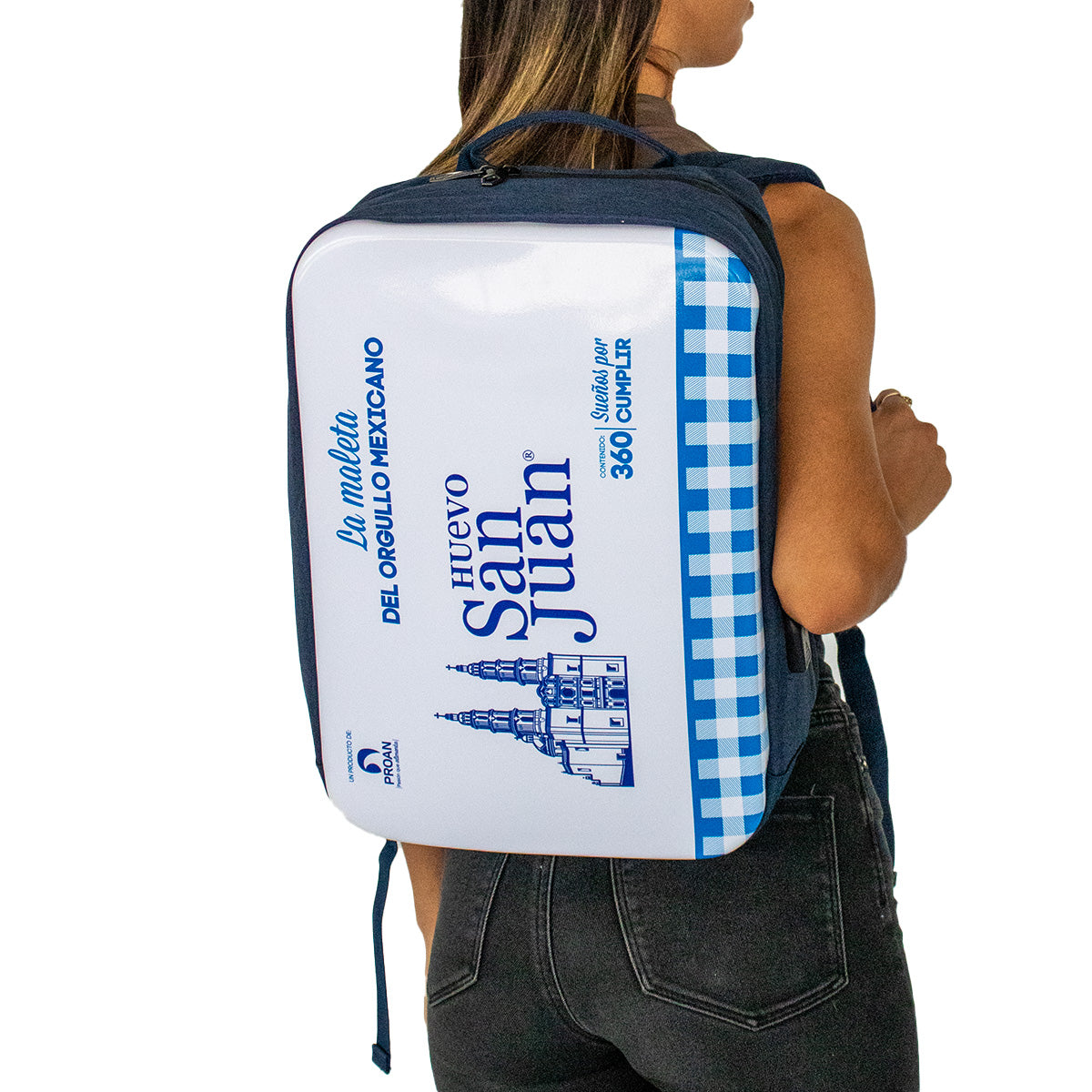 Mochila Huevo San Juan con entrada USB
