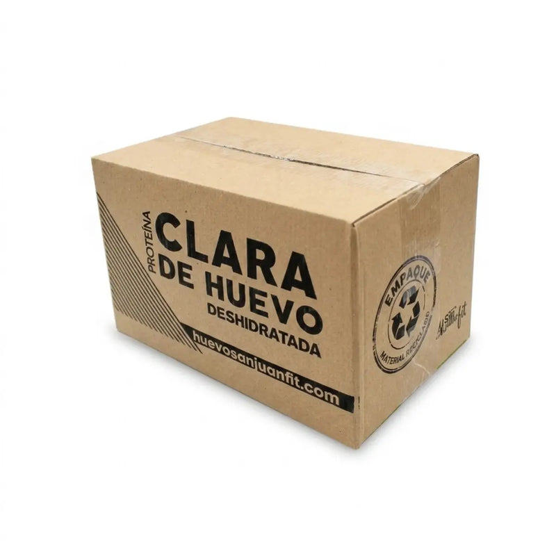 Sobres de proteína con clara de huevo deshidratada