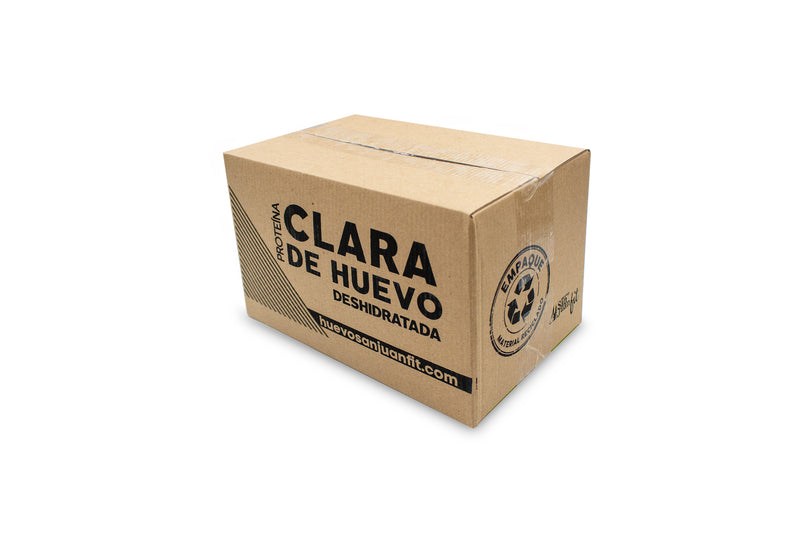 Sobres de proteína con clara de huevo deshidratada