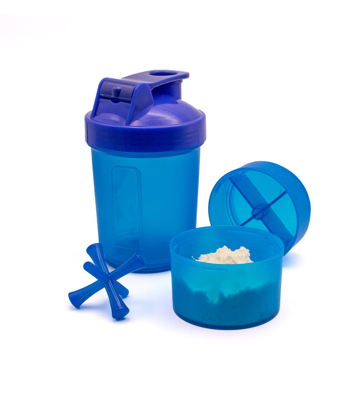 Vaso shaker color azul